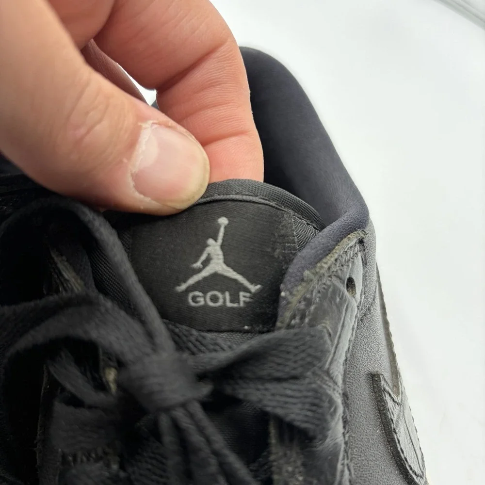 Air Jordan 1 Golf Low Black Croc Mens 9.5 - Spikeless Shoes Sneakers DD9315-003